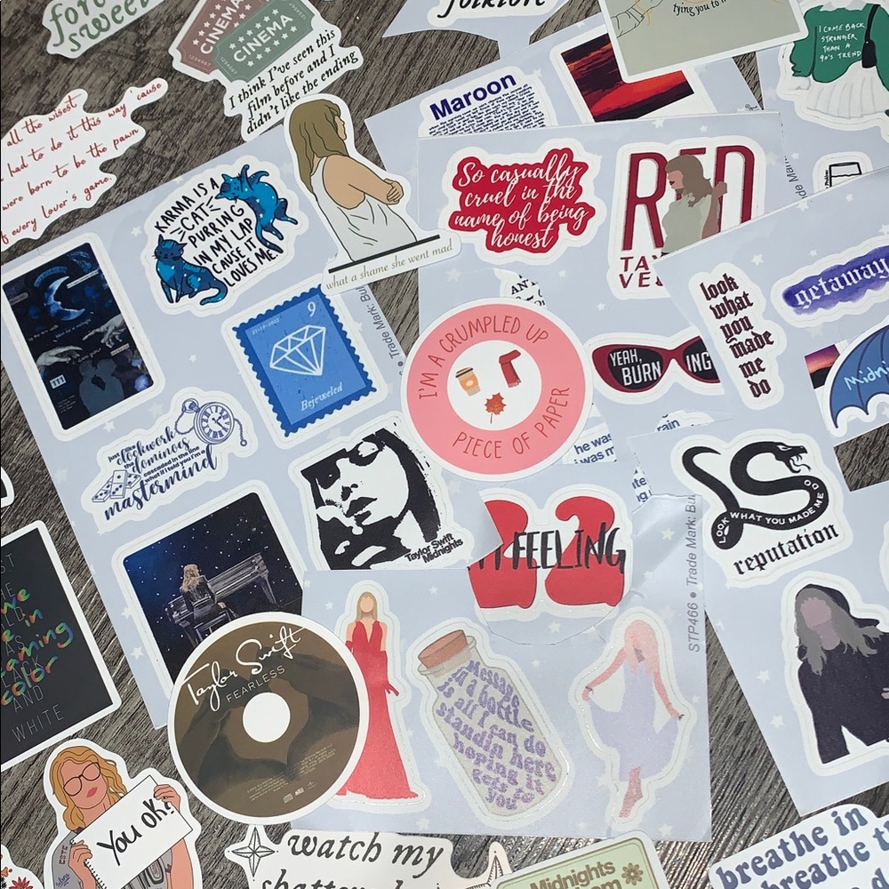 Taylor Swift Sticker Lot - Picture 5 of 7